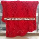 SZPLH New design 100 polyester chenille  chunky cable knitted  blankets