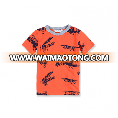 Kids homme airplane pattern cotton T-shirt