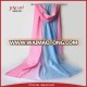 colourful thin fashion pashmina scarf gradient color acrylic scarf