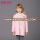 New product flowers decoration children winter girls woollen outerwear coat