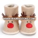 New design christmas shoes infant girl winter boots kids indoor shoes manufacturers china